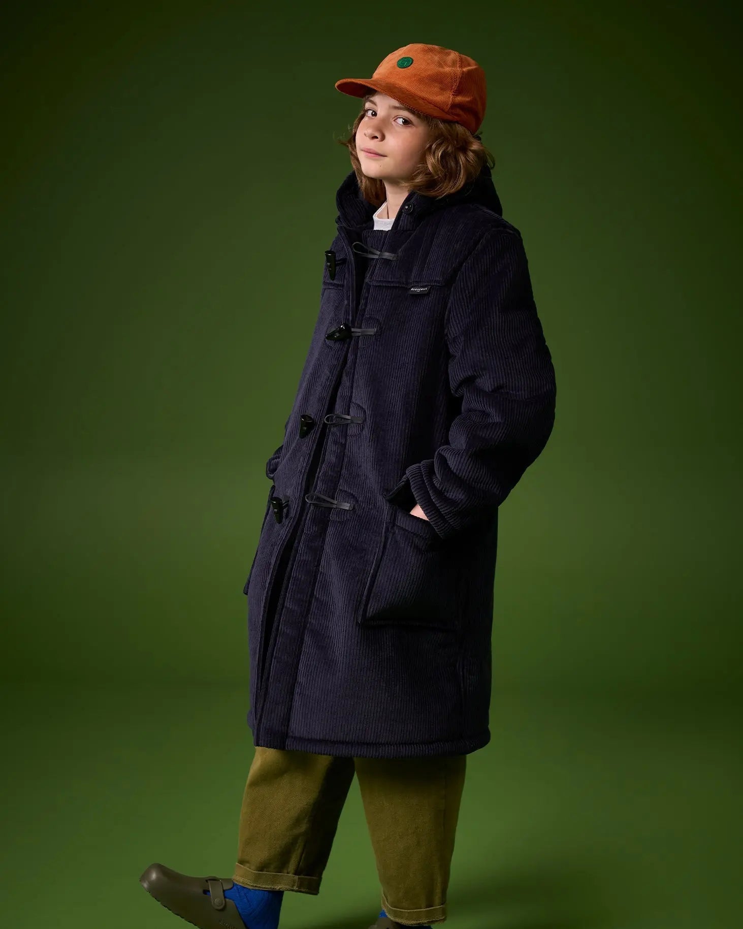 Navy 8歳 120-130 紺 キッズ gloverall ダッフルコート キッズ ブルーのダッフルコート | Gloverall