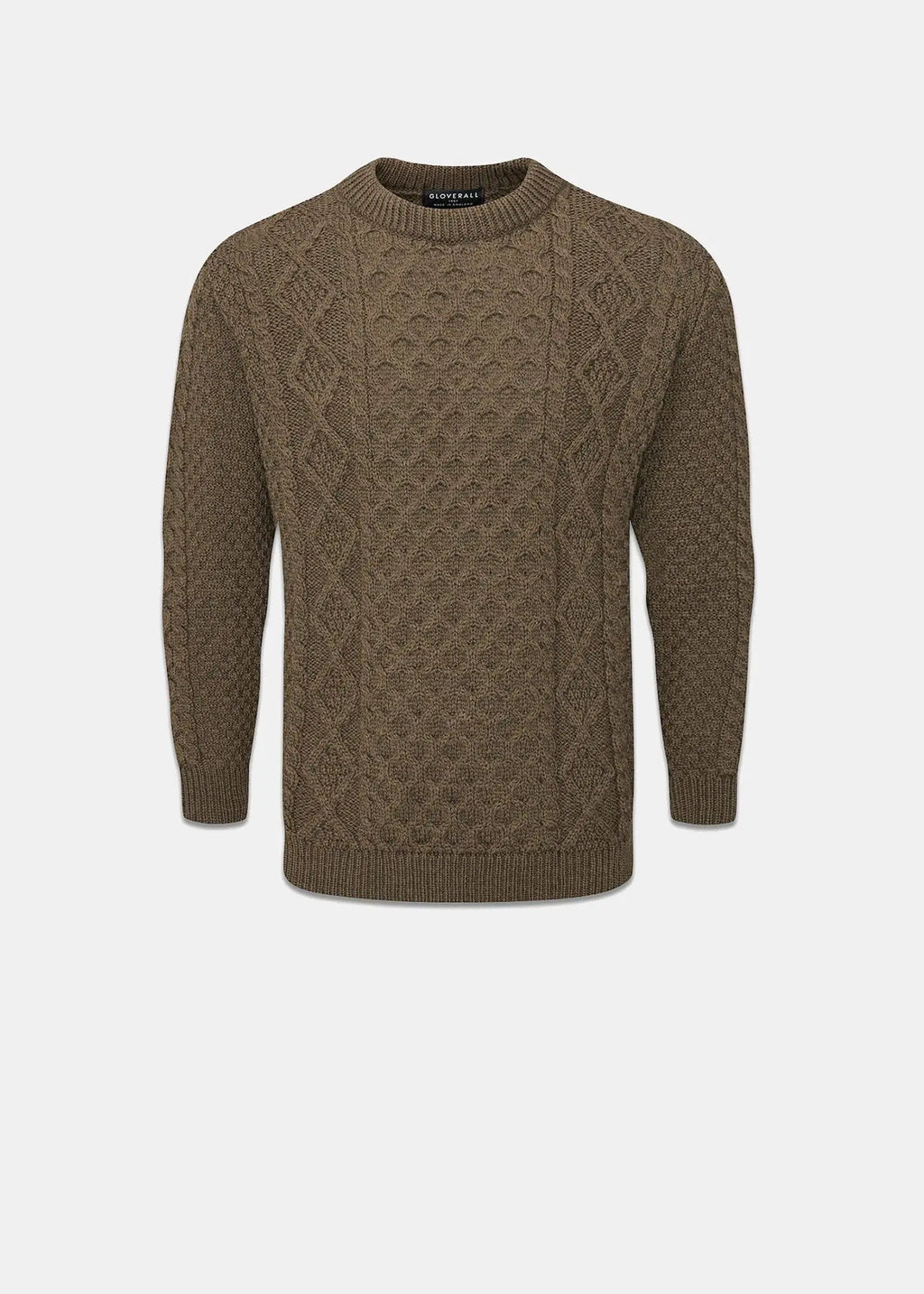 Men's Aran Jumper Army