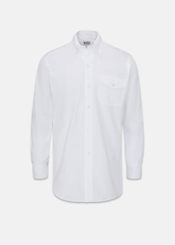 Jakes Shirts White Oxford Shirt