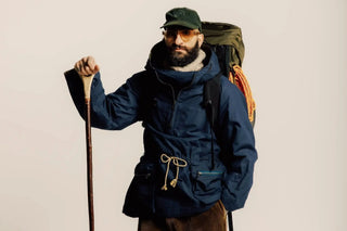 Men's Faraday Cagoule Jacket Navy | Gloverall Men's Faraday Cagoule Jacket Navy | Gloverall