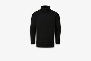 Gloverall Submariner jumper in black, 100% merino wool