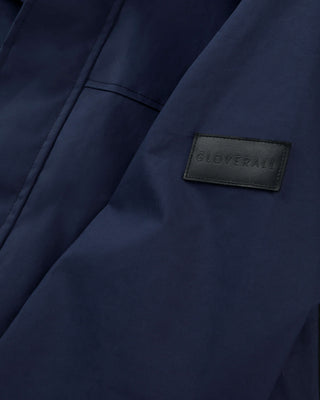 Men's Sharpe Technical Hooded Parka Navy by Gloverall