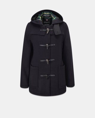 Women's Freda Short Slim Fit Duffle Coat Navy Dress Gordon by Gloverall