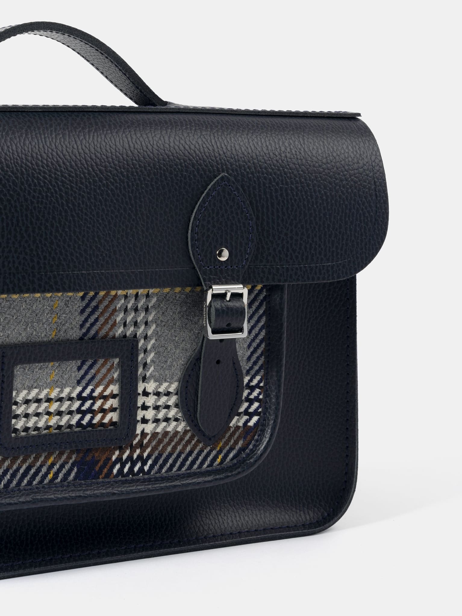 Unisex Gloverall x Cambridge Satchel 15 Inch Batchel Navy Gloverall