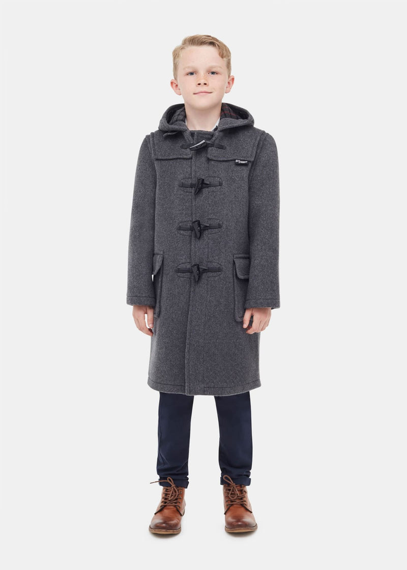 Childrens Original Duffle Coat (Age 10-13) - Duffle Coat C0913DC13 / GREY / 10