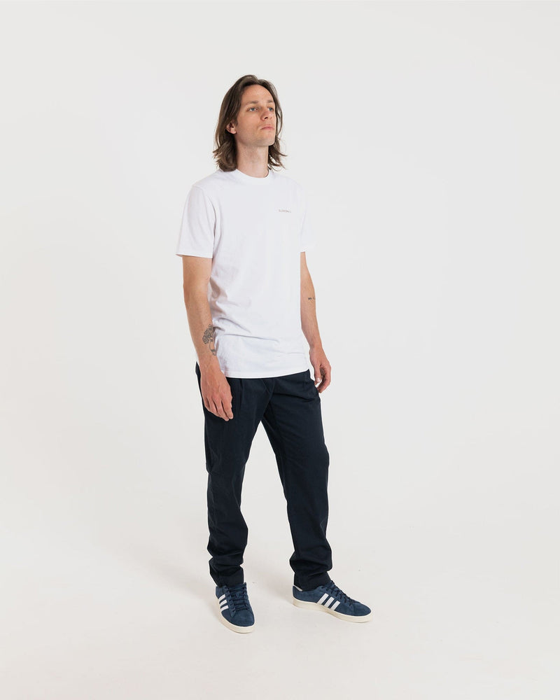 Embroidered Organic Cotton T-Shirt White