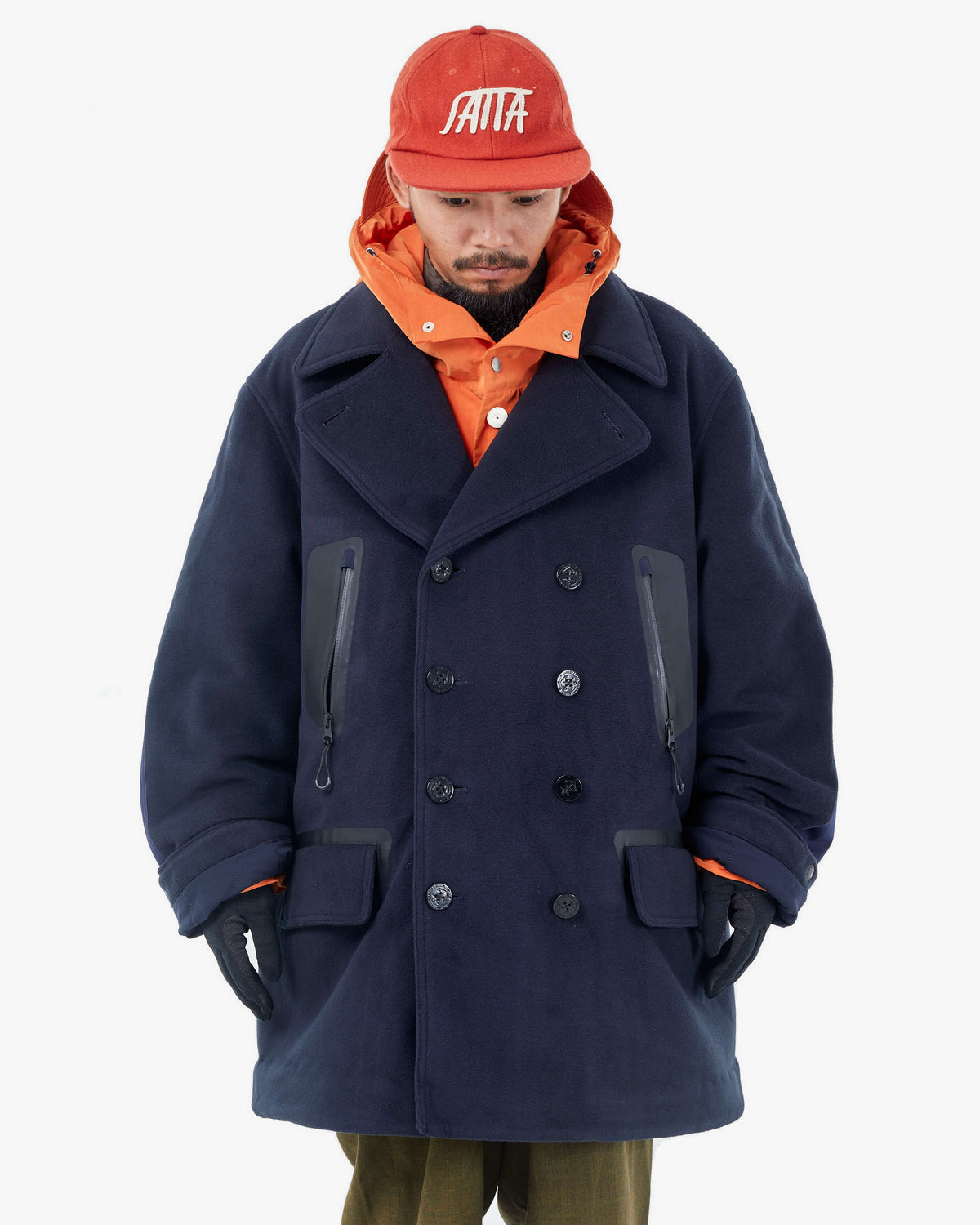 Men's Gloverall x Norbit Reversible Dufflewool Peacoat
