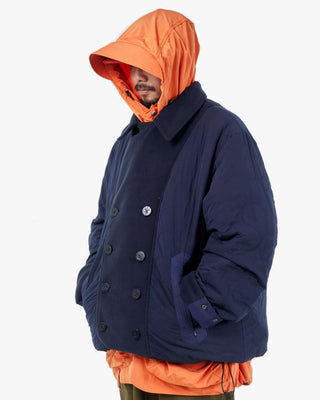 Men's Gloverall x Norbit Reversible Dufflewool Peacoat