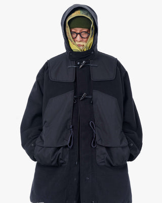 Men's Gloverall x Norbit Morris Coat Dark Navy