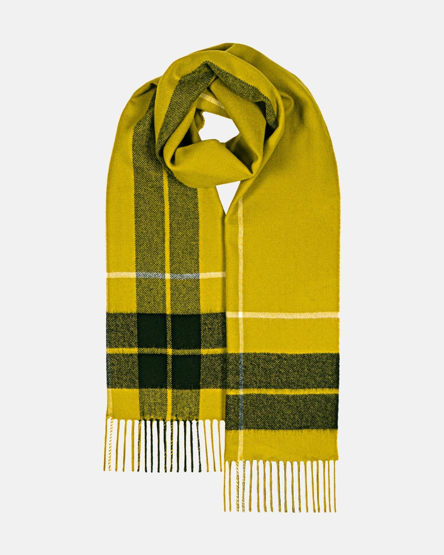 Oversized Lambswool Scarf Barclay Dress