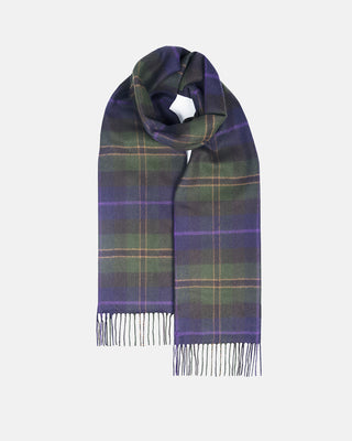 Unisex Oversized Lambswool Scarf in Rose Hunting Plum by Gloverall