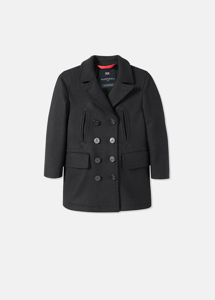 子供用ピーコートブラック| Gloverallによって誇らしげにイギリスで作