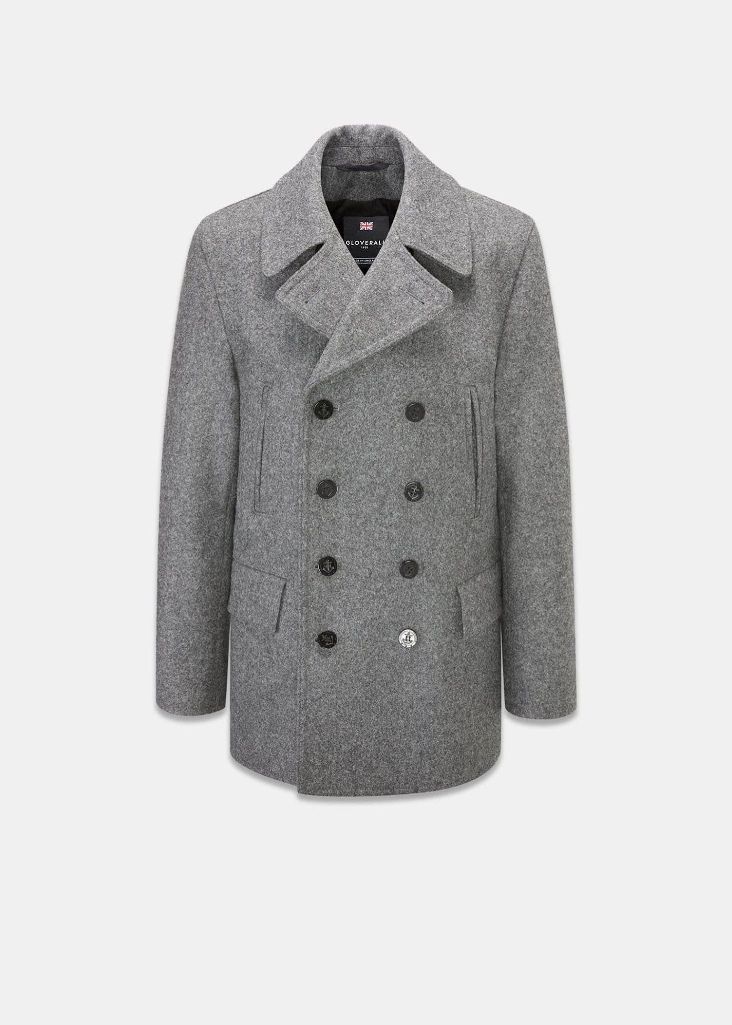 Men's Churchill Peacoat Grey Gloverall – Gloverall