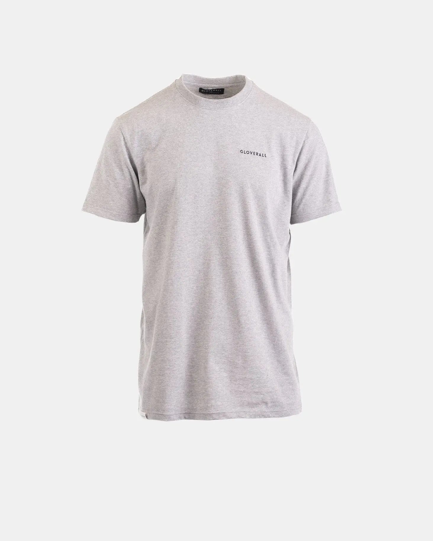 Embroidered Organic Cotton T Shirt Light Grey
