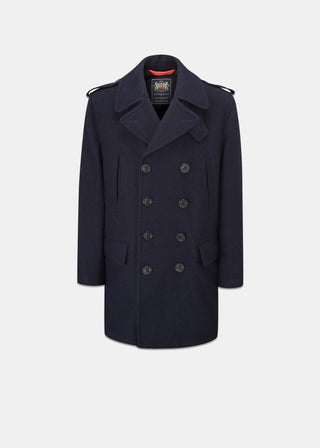 Men's Churchill Anniversary Reefer Peacoat Navy