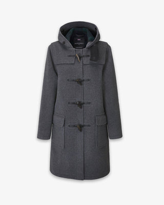 Women's Freda Duffle Coat Grey Black Watch