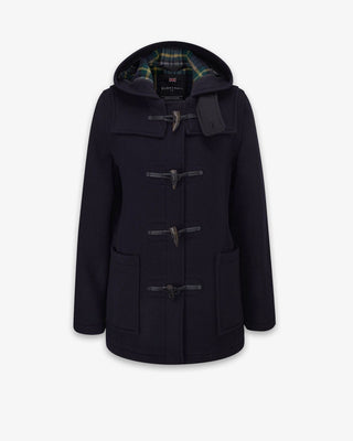 Donna Freda Corto Slim Fit Cappotto con alamari Blu Navy Dress Gordon