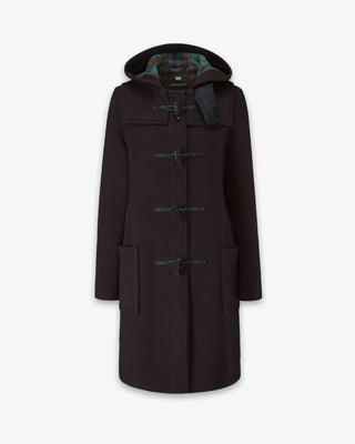 Women's Freda Long Slim Fit Duffle Coat Brown MacDuff Hunting