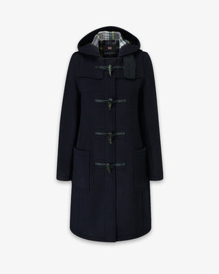 Women's Freda Long Slim Fit Duffle Coat Navy Dress Gordon