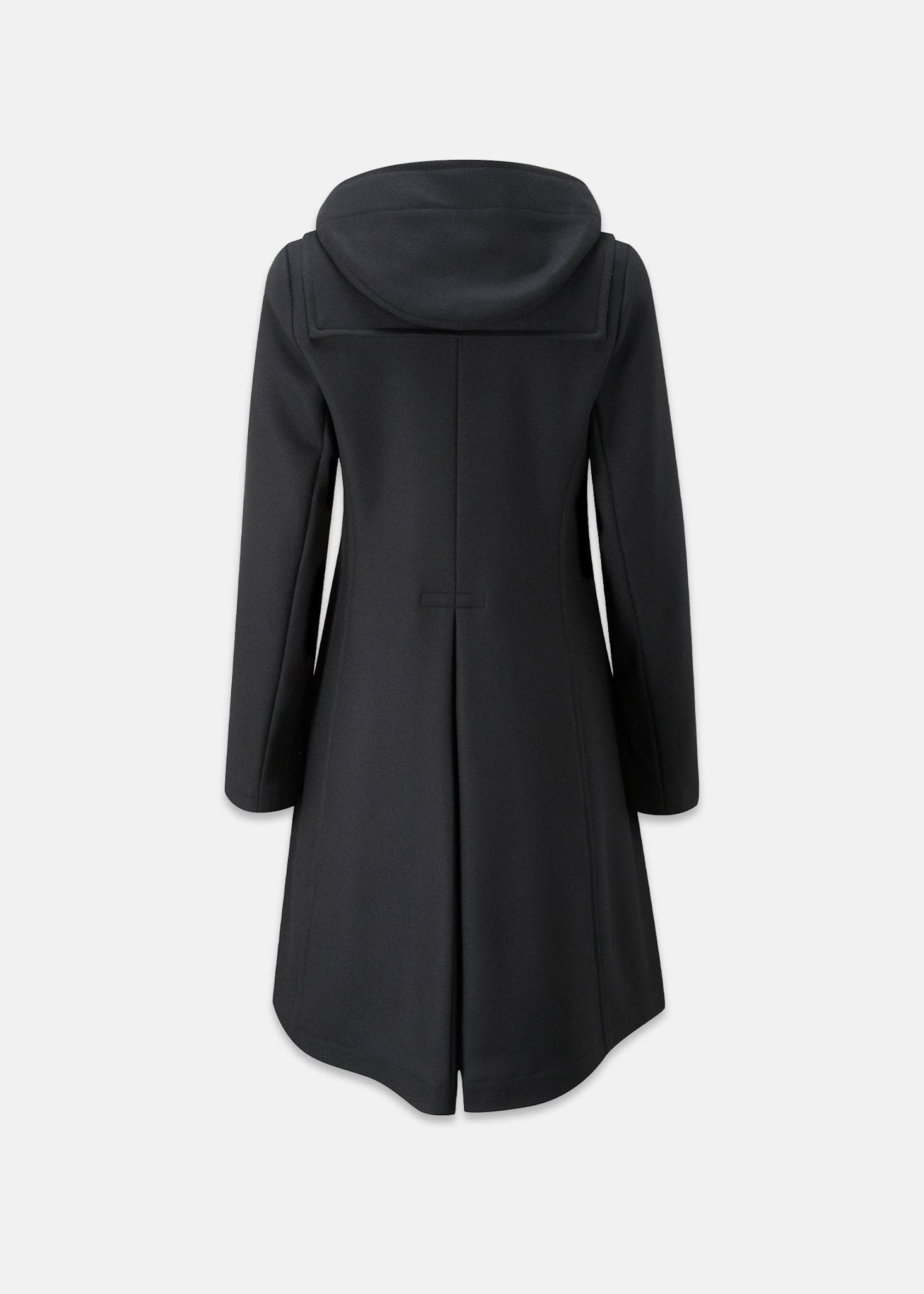 Women's Swing Duffle Coat Black1