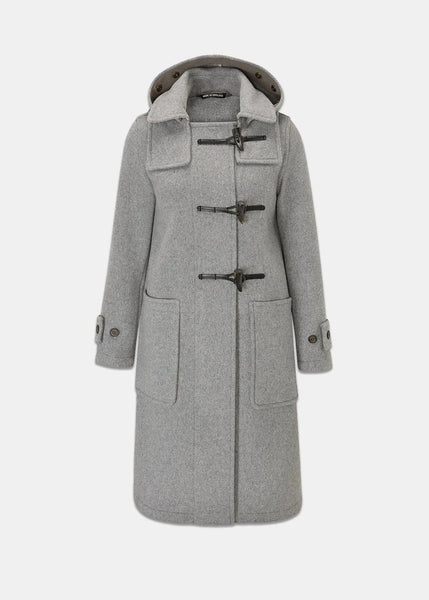 GLOVERALL グレー ダッフルコート リラインドされていないスリムフィットダッフルコートグレー – Gloverall