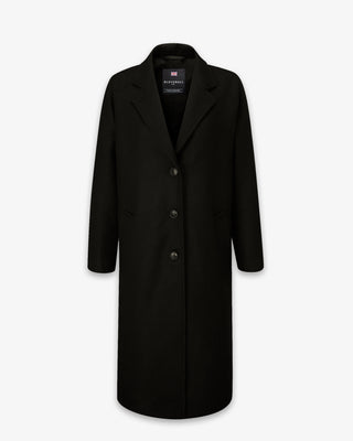 <tc>Femme</tc> <tc>Chesterfield</tc> <tc>Manteau</tc> Noir