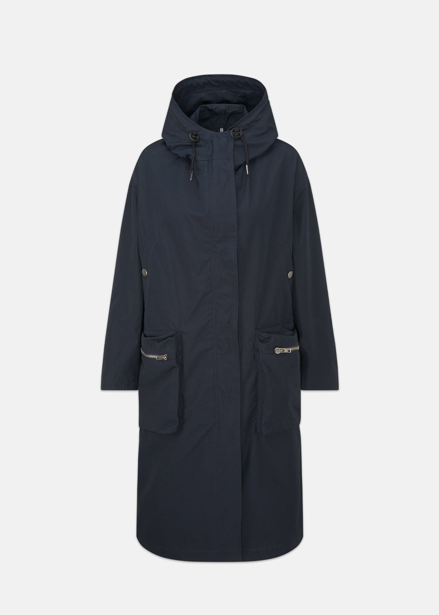 Women's Coleman Parka Black Navy - Main Image