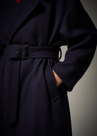 Hepburn Coat Navy Gloverall