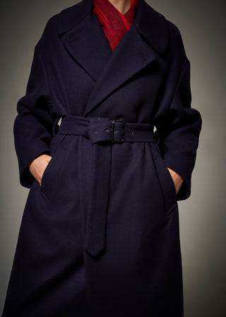 Hepburn Coat Navy Gloverall