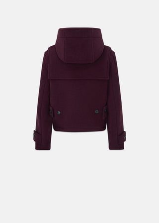 Shelley Duffle Jacket Burgundy Check Gloverall