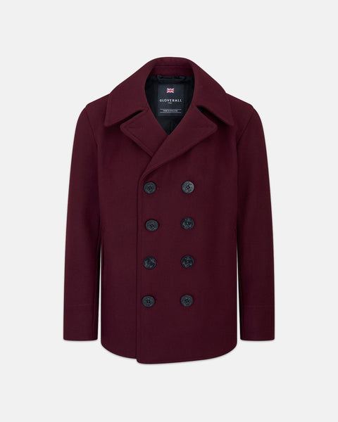 Men's Melton Wool Peacoat | Admiralty | Gloverall