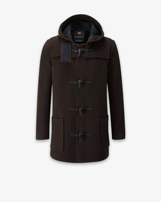 Men's Morris Mid-Length Duffle Coat Brown MacDuff Hunting by Gloverall