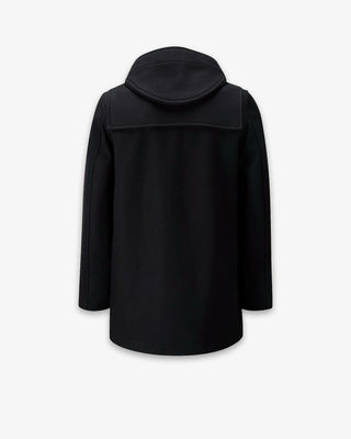 Men's Morris Mid-Length Duffle Coat Black Royal Stewart by Gloverall