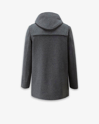 Men's Morris Mid-Length Duffle Coat Grey Black Watch by Gloverall