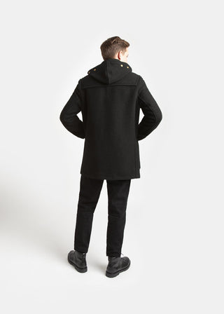 Mid Monty Duffle Coat Brown with Black Trim Gloverall