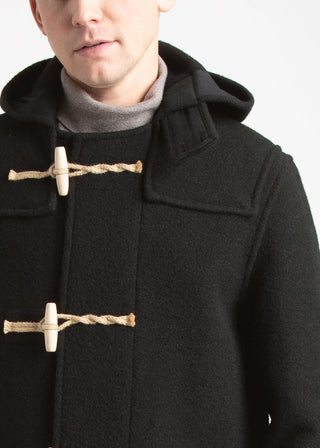 Mid Monty Duffle Coat Brown with Black Trim Gloverall