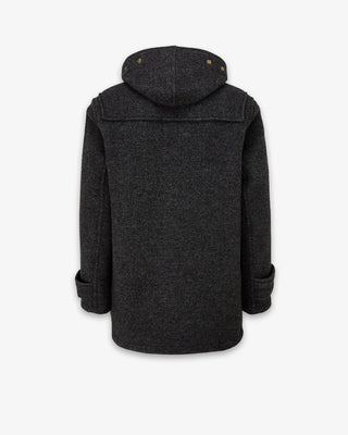 Men's Mid-Length Monty Duffle Coat Charcoal by Gloverall