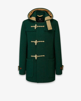 Men's Mid-Length Monty Duffle Coat Pine Green by Gloverall