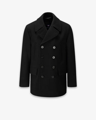 Men's Churchill Peacoat Black by Gloverall