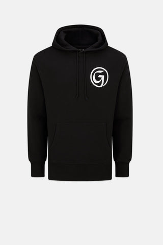Unisex 'G' Print Hoodie Black