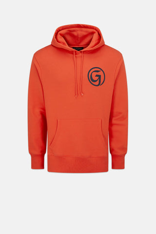 Unisex 'G' Print Hoodie Orange