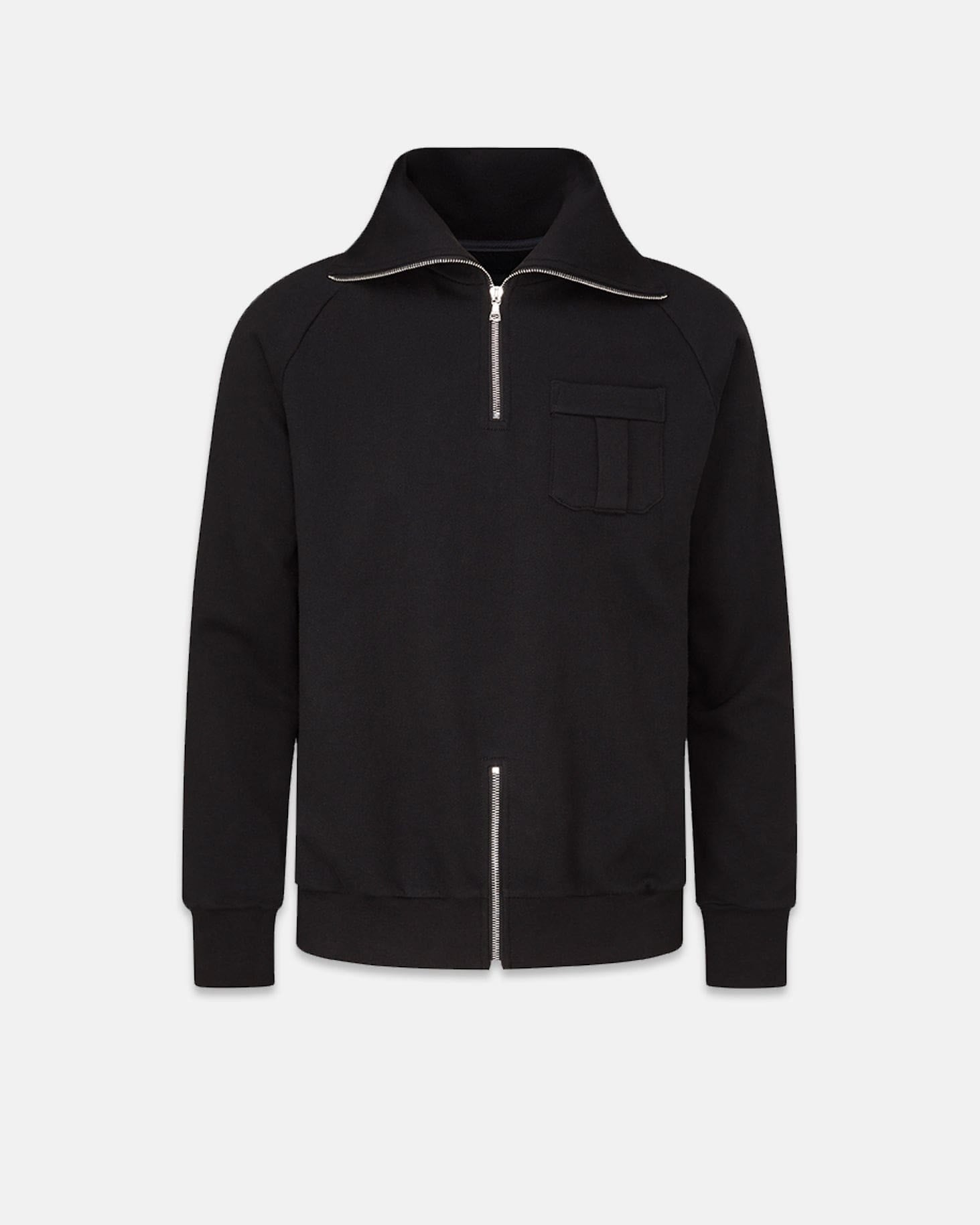 Military Zip Sweatshirt
