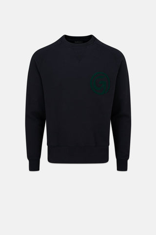 Unisex 'G' Embroidered Sweatshirt Navy