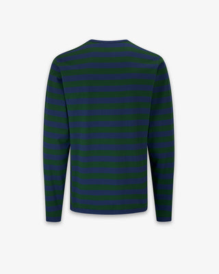 Men's Long Sleeve Top Navy/Green by Gloverall