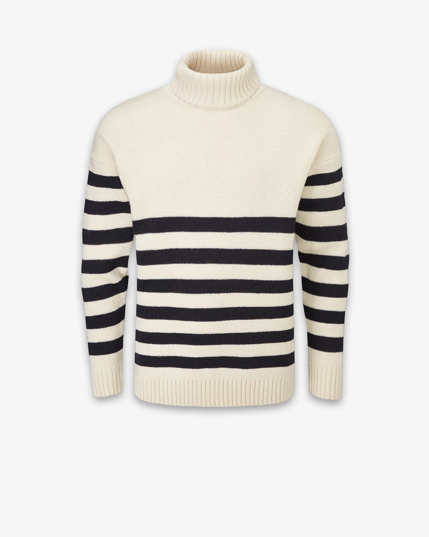Breton Submariner Jumper Ecru Stripes