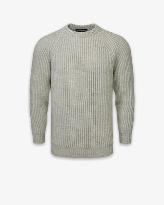 Men's Fisherman Jumper Light Grey