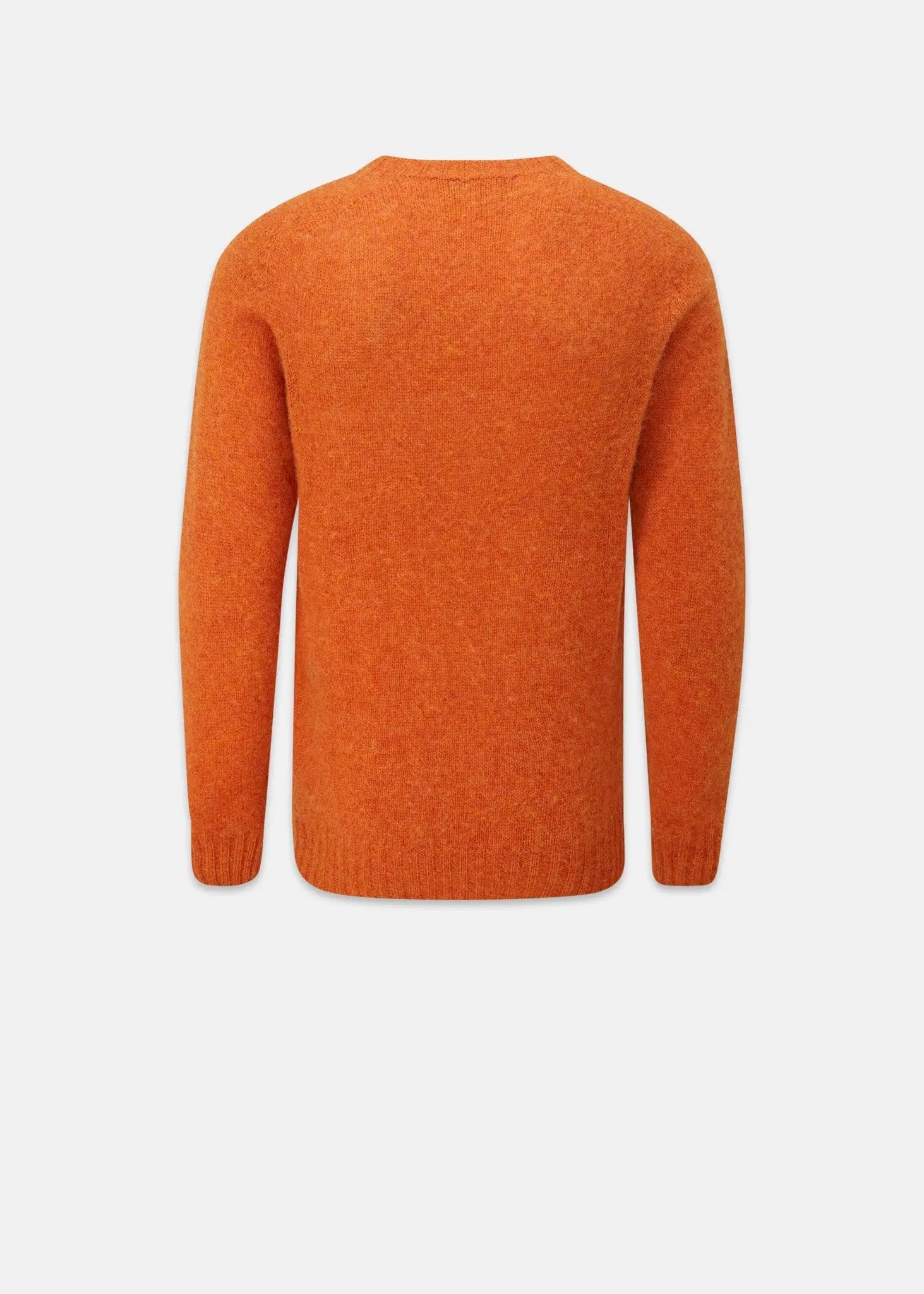 Men's Oxford Brushed Lambswool Jumper Orange Gloverall – Gloverall