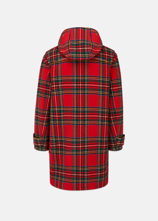 Men's Original Monty Duffle Coat Tartan Black Stewart Gloverall