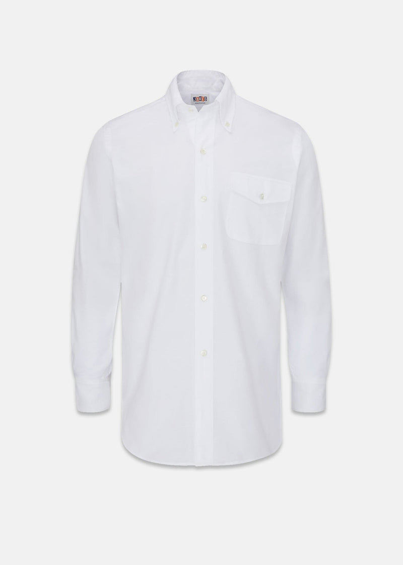 Jakes Shirts White Oxford Shirt