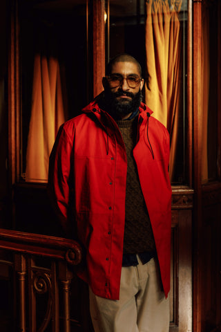 Parka técnica con capucha Sharpe hombre